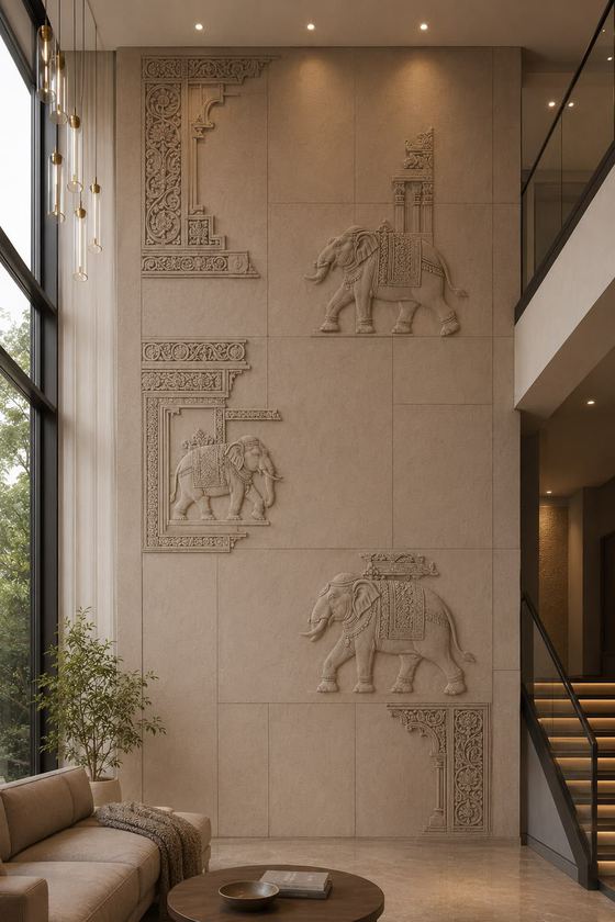 Double height wall designs DH-05