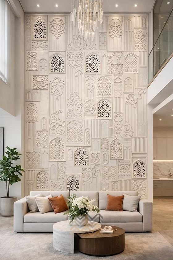 Double height wall designs DH-13